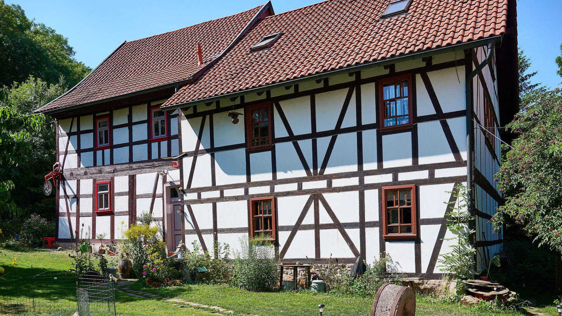 Außenansicht der Öl- und Graupenmühle in Mühlberg