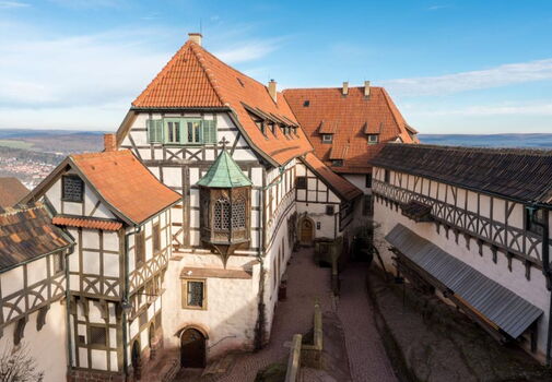 Wartburg Eisenach, Burghof