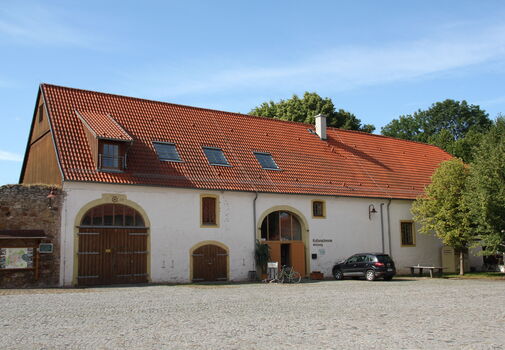 Kulturscheune Mühlberg von außen