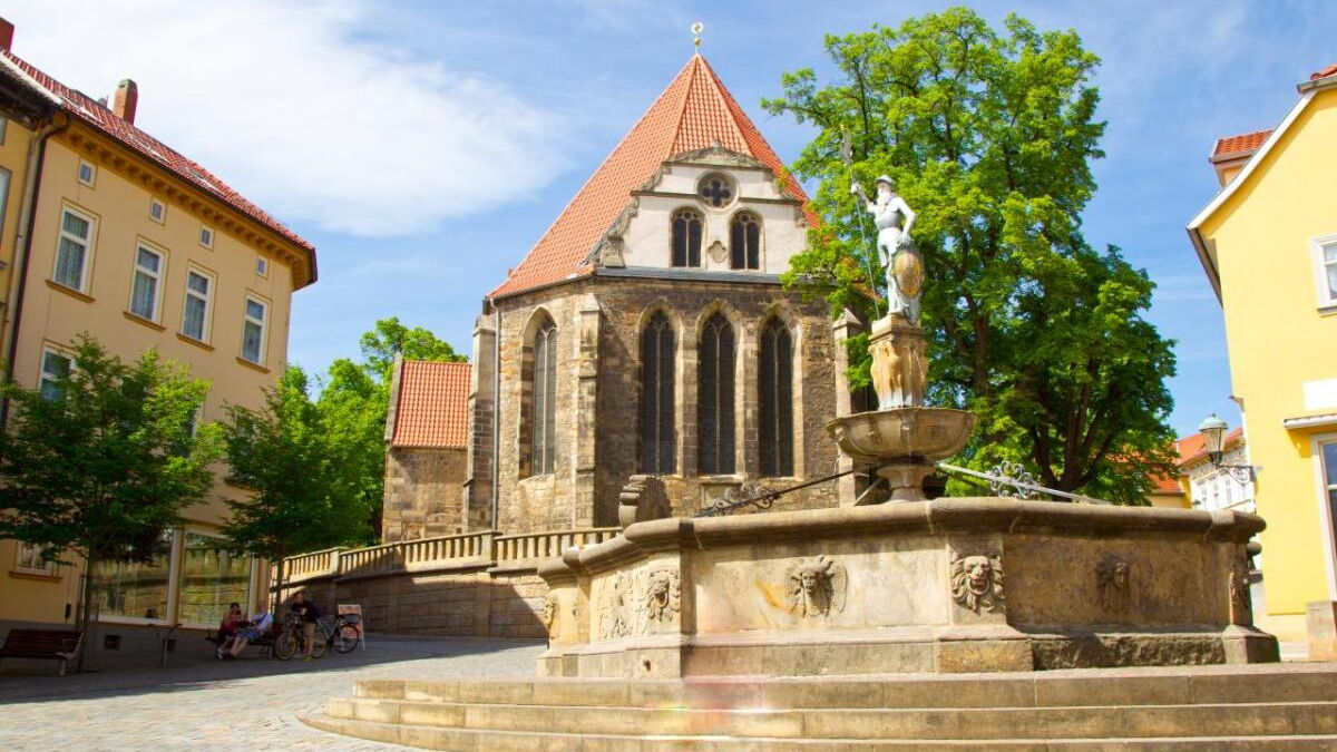 An der Bachkirche in Arnstadt wirkte Johann Sebastian Bach von 1703 bis 1707.