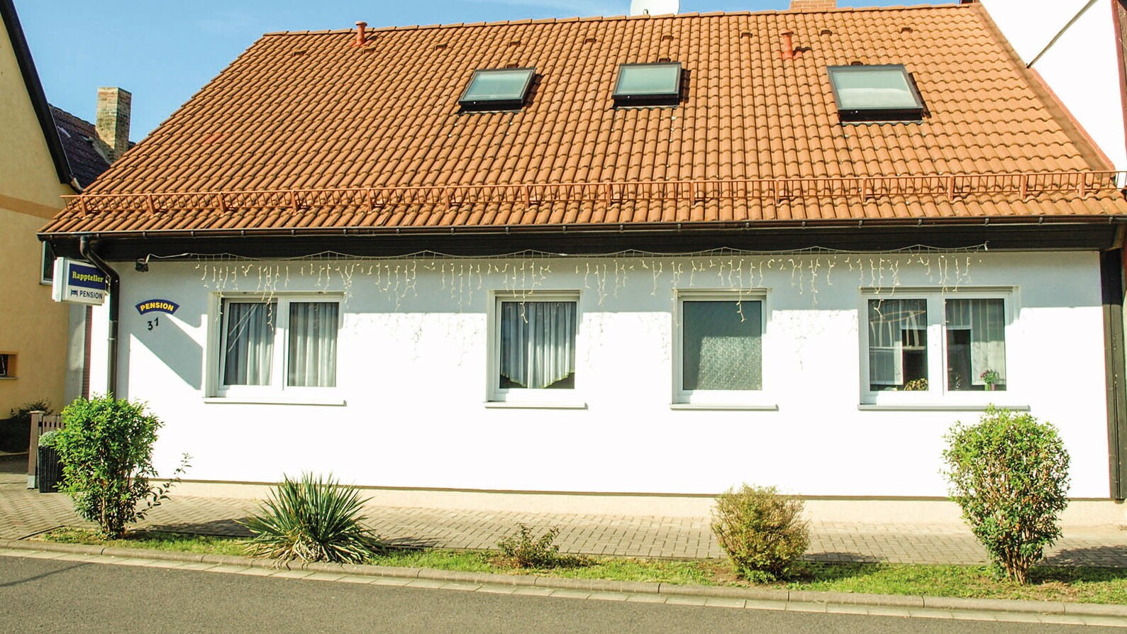 Außenansicht der Pension Rappteller