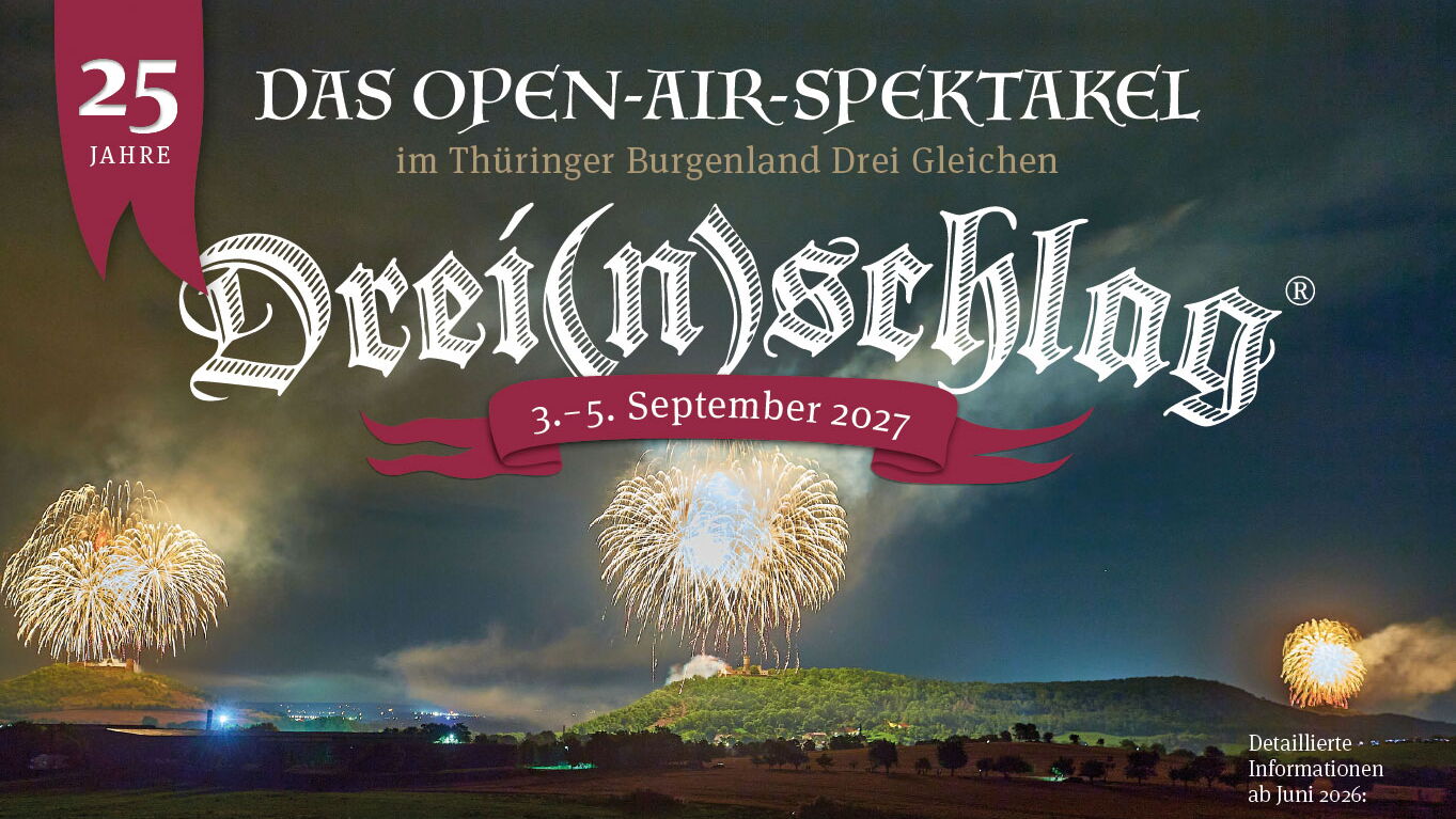 Vernstaltungsanzeige zum Dreinschlag Festival 2027