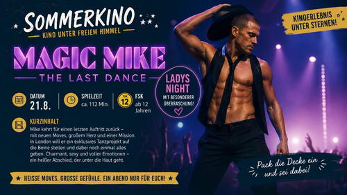 Sommerkino auf der Mühlburg "Magic Mike"
