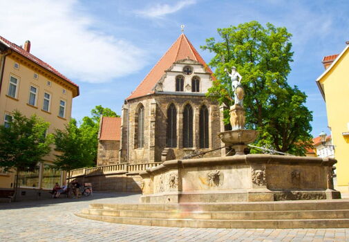 An der Bachkirche in Arnstadt wirkte Johann Sebastian Bach von 1703 bis 1707.