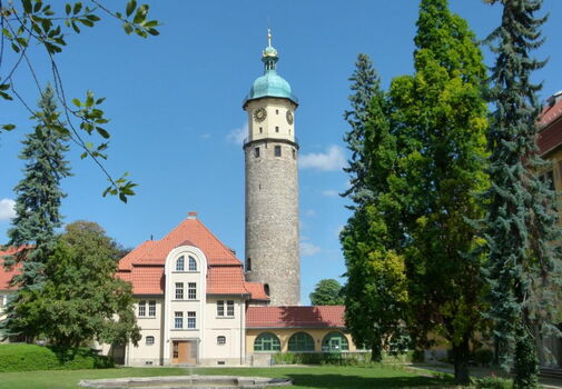 Schlossruine Arnstadt mit Neideckturm