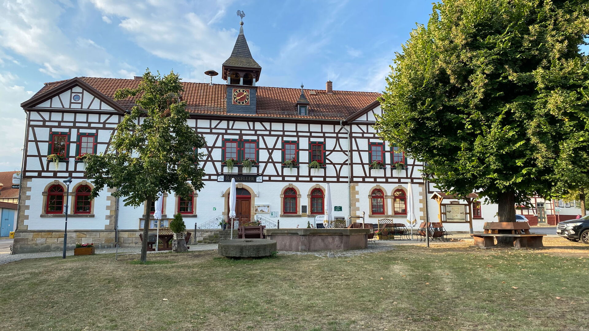Außenansicht vom Ratskeller Mühlberg