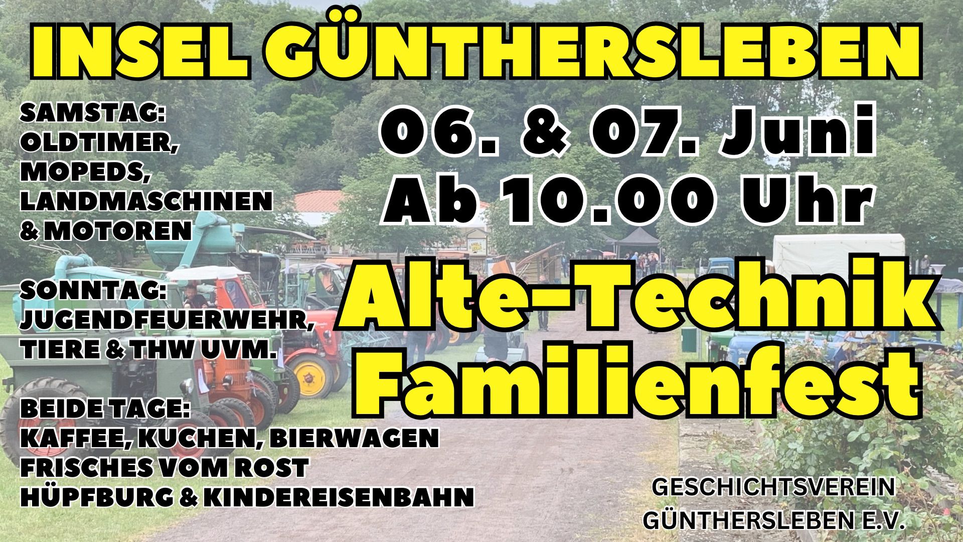 Alte Technik Familienfest