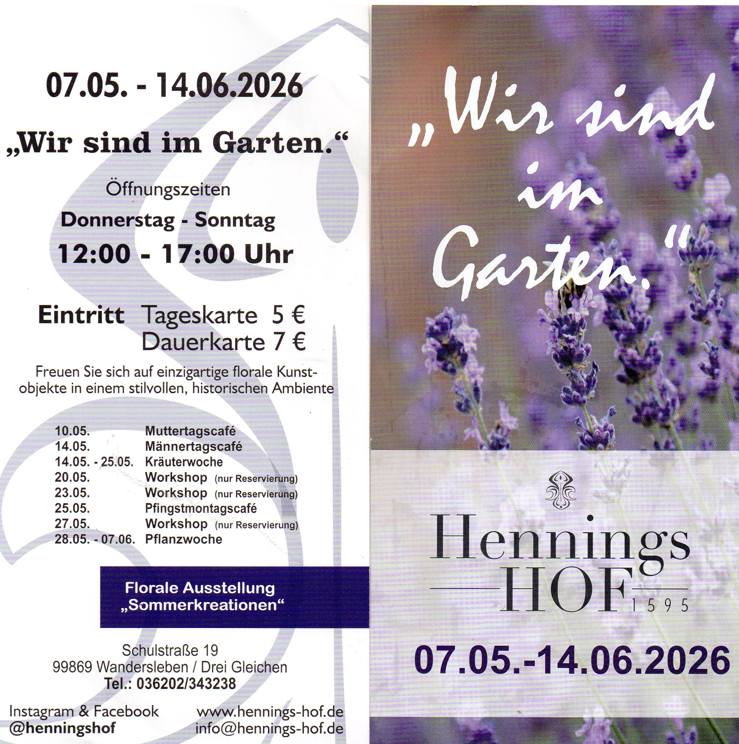 Florale Sommerausstellung