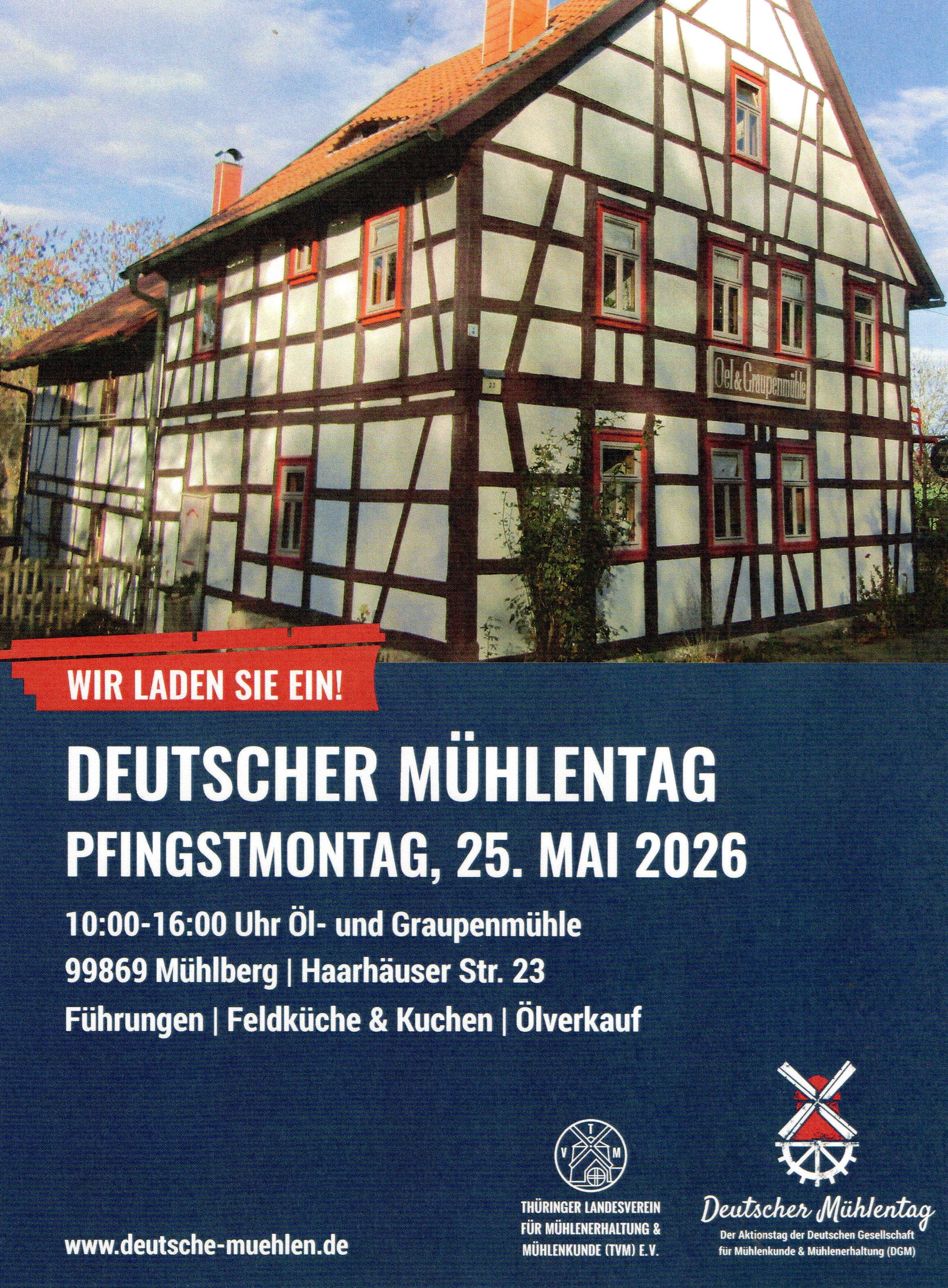Mühlentag Ölmühle