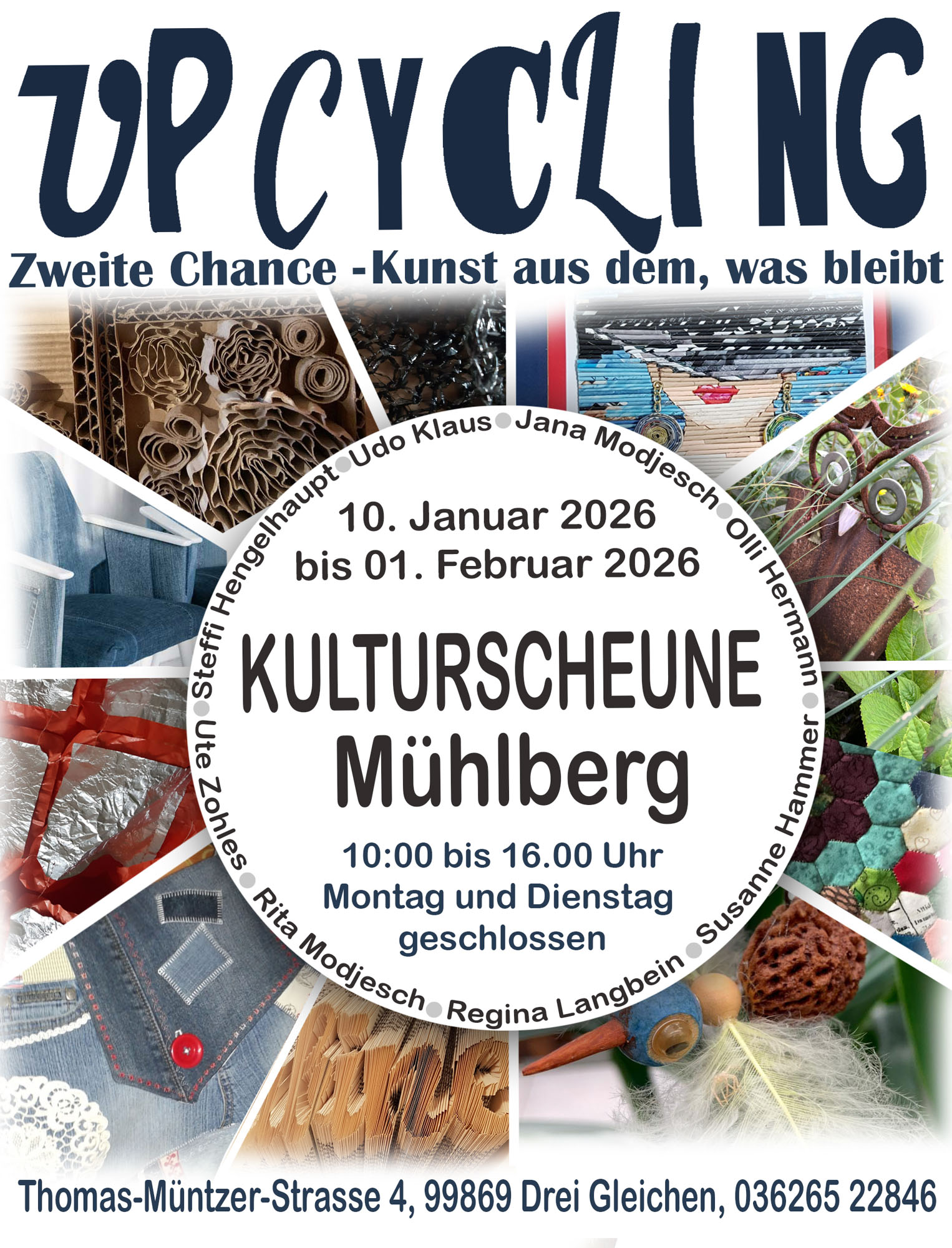 Plakat zur Ausstellung Upcycling